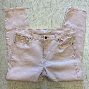 Loft, Modern Skinny Jean, Light Pink/Rose, Sz 14